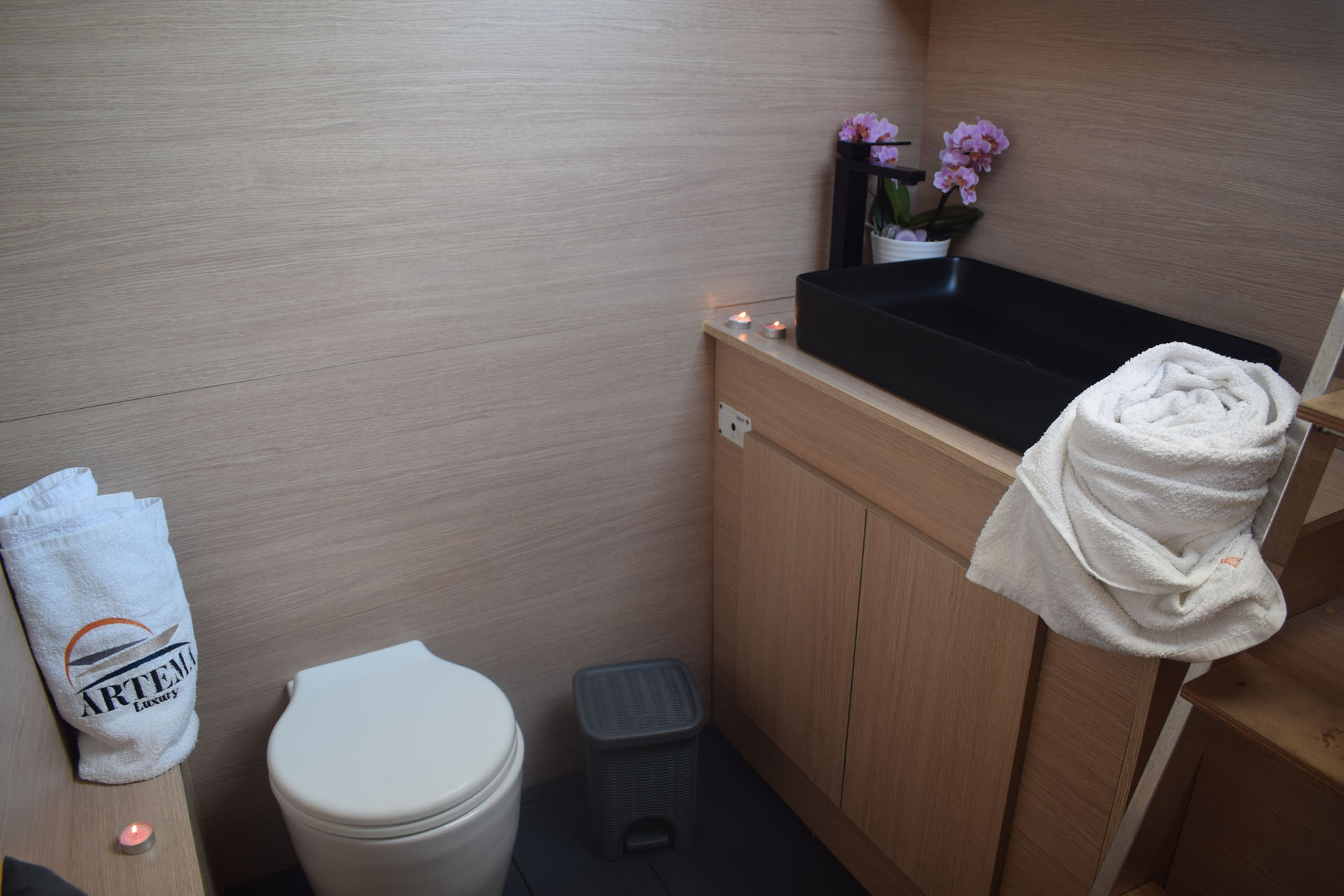 Catamaran bathroom Catamaran bathroom