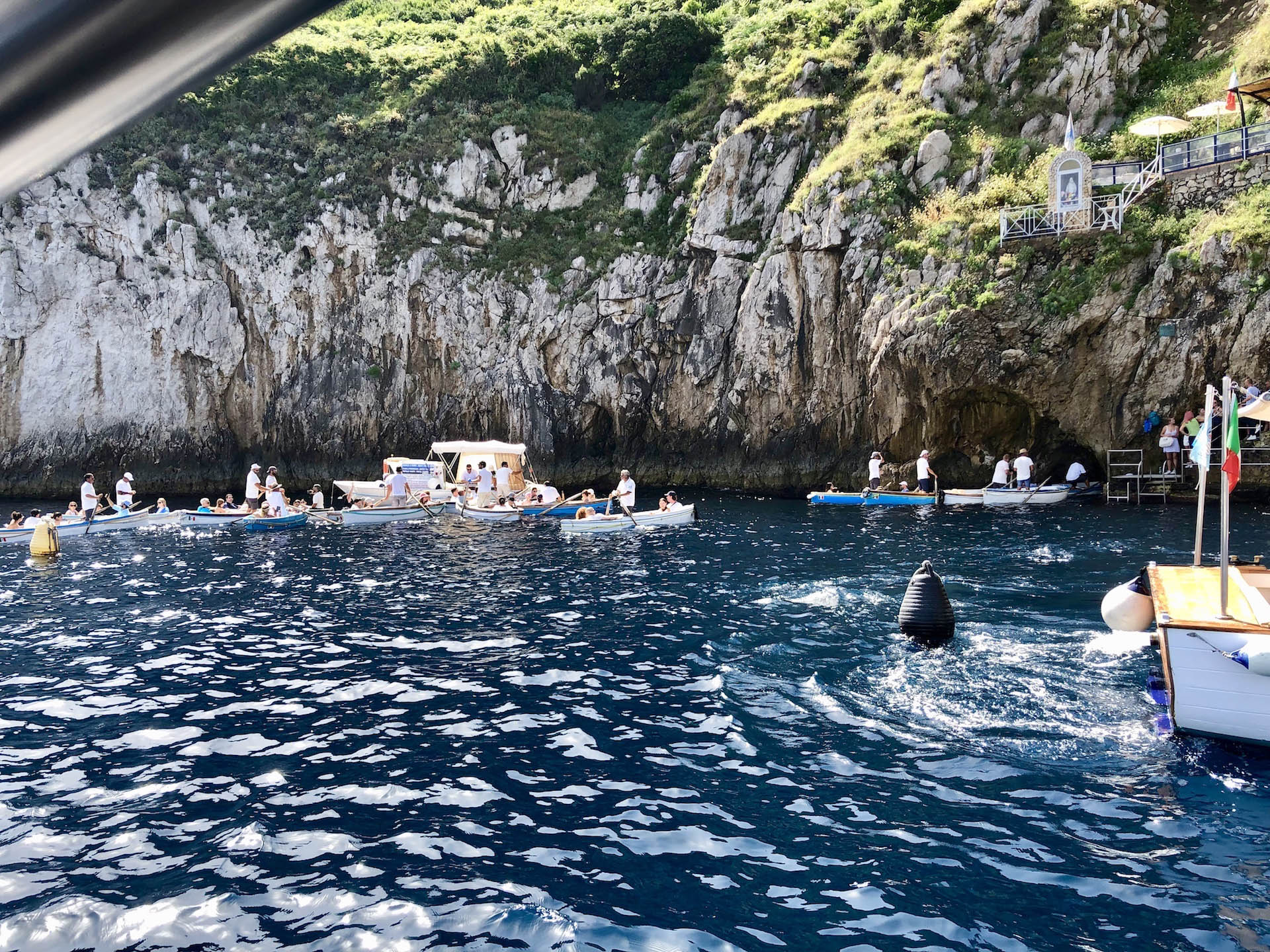 Blue Grotto entrance - Capri Island
